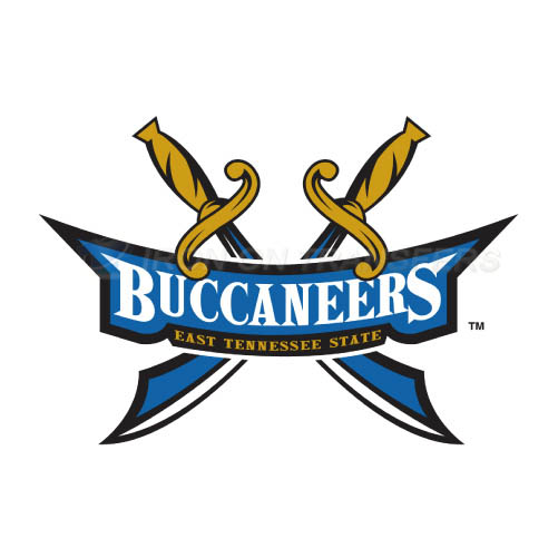 ETSU Buccaneers Iron-on Stickers (Heat Transfers)NO.4350